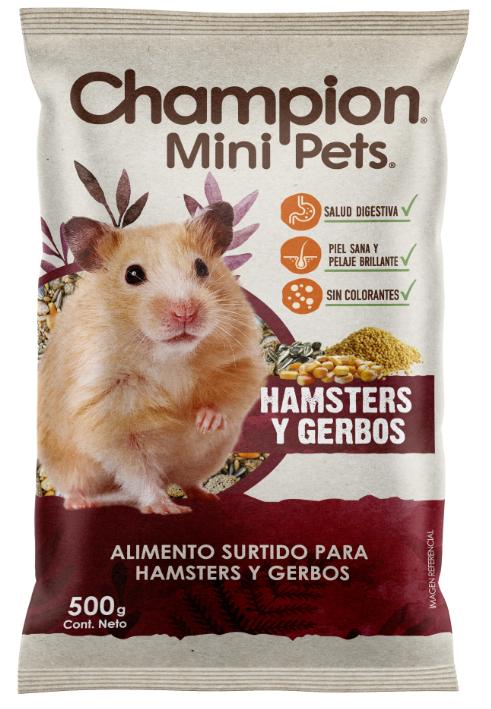 Envase Champion Mnipets Hamster